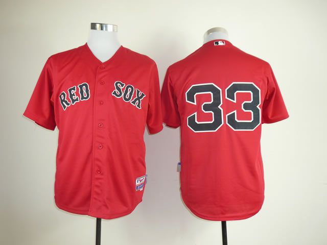 Men Boston Red Sox 33 Varitek Red MLB Jerseys